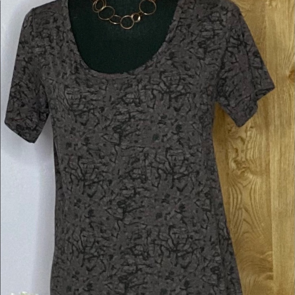 Lularoe Classic Purple and black pattern